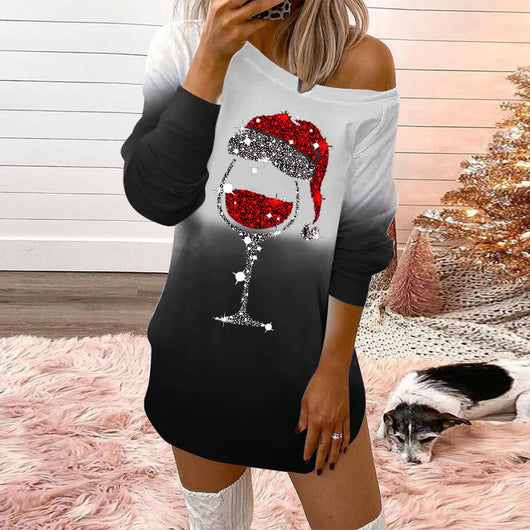 Sudadera Navideña con Estampado Festivo