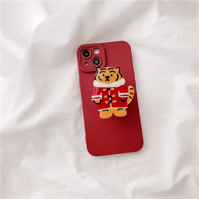 Funda Protectora Hacha Pequeño Cerebro - Diseño Tigre Adorable - Image 4