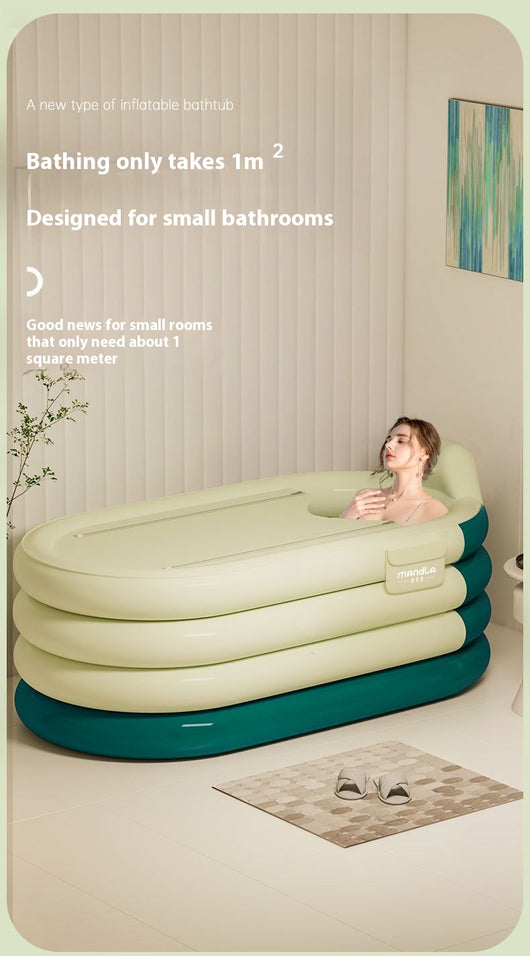 Bañera Inflable Portátil con Almacenamiento Integrado - Image 7