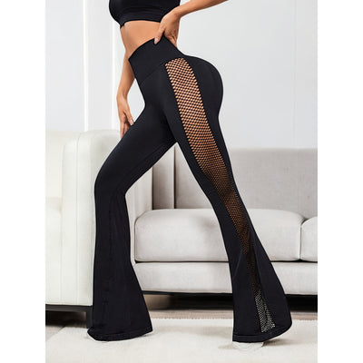 Pantalones Mujer Poliamida Transpirable con Detalles Calados - Image 4