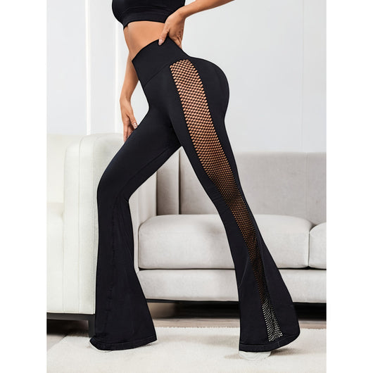 Pantalones Mujer Poliamida Transpirable con Detalles Calados - Image 4