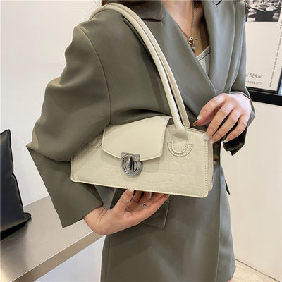 Bolso Cuadrado Pequeño Estilo Occidental con Contraste de Colores - Image 14