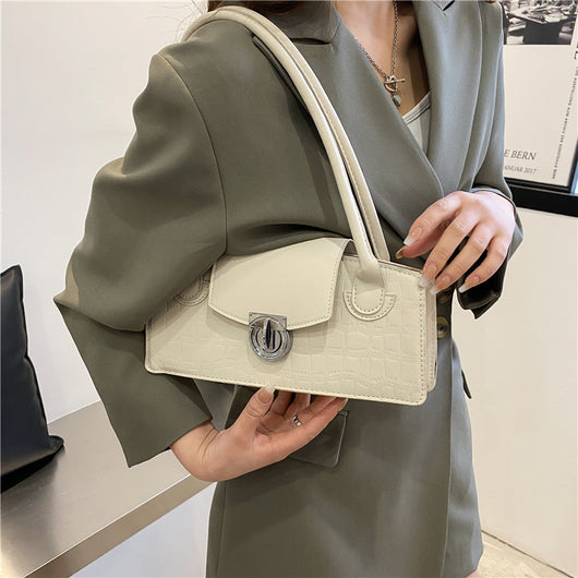 Bolso Cuadrado Pequeño Estilo Occidental con Contraste de Colores - Image 14
