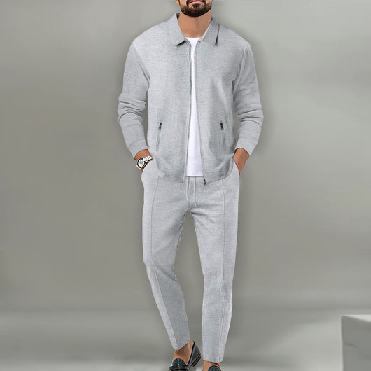 Cardigan Blazer Slim Fit para Hombre - Chaqueta Otoño con Bolsillos y Solapas - Image 21