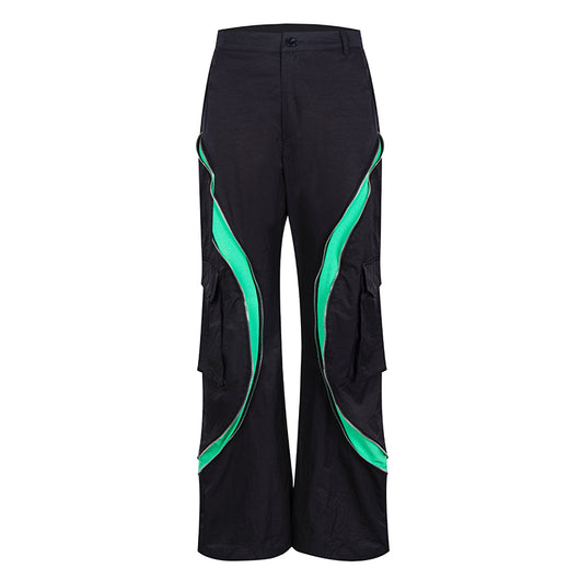 Pantalones de Rendimiento con Cierre Oculto y Detalles en Contraste - Image 11
