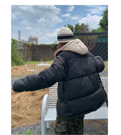 Chaqueta Acolchada de Plumas Desmontable para Mujer - Image 18