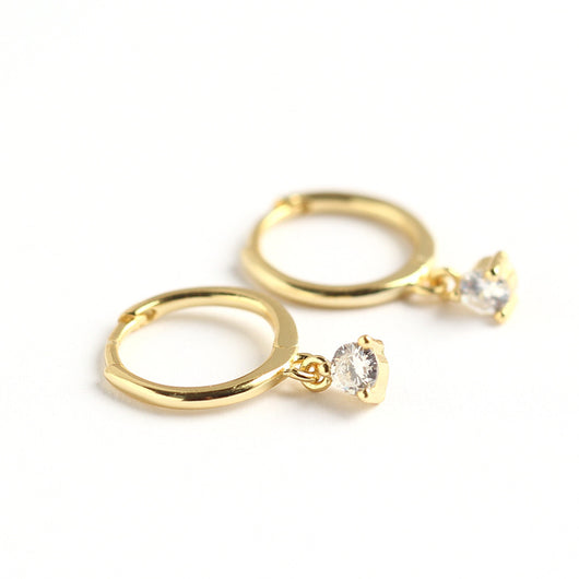 Aretes de Diamante Minimalista en Plata 925 - Estilo Lujo Ligero con Circonia - Image 10