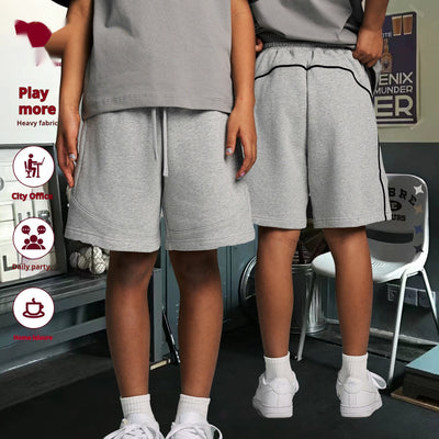 Shorts Deportivos Infantiles Básicos Talla Mediana y Grande
