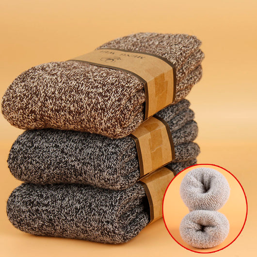 Calcetines Térmicos Largos para Hombre con Forro de Terciopelo y Lana - Image 11
