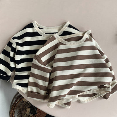 Playera Infantil a Rayas de Manga Larga - Image 16