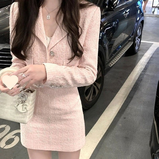 Traje Sastre Falda Cintura Alta en Tweed - Image 9