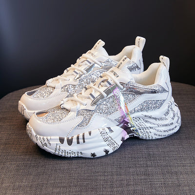 Zapatillas Papá Gruesas Coreanas para Mujer - Otoño Invierno - Image 10