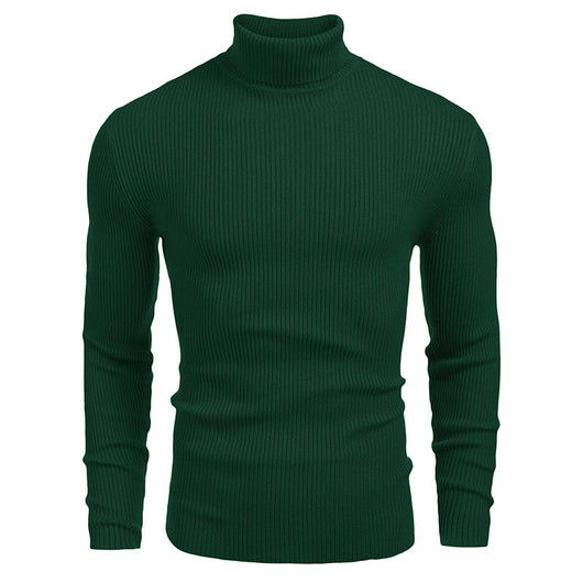 Suéter de Cuello Alto para Hombre - Otoño e Invierno - Image 9
