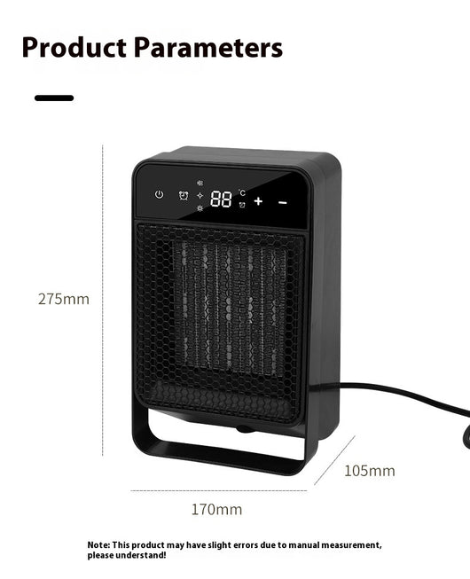 Calefactor de Aire Caliente con Pantalla Táctil Digital para Escritorio y Oficina - Image 14