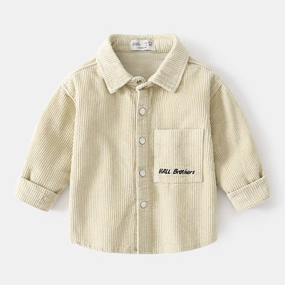 Camisa de Algodón de Manga Larga para Niños - Image 8