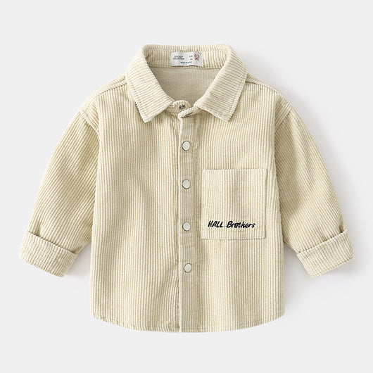 Camisa de Algodón de Manga Larga para Niños - Image 8