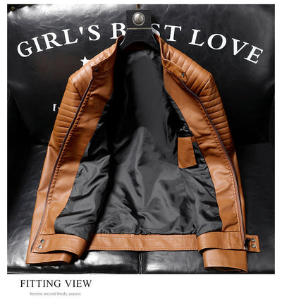 Chaqueta de Cuero PU para Hombre con Detalles de Cremallera - Image 15