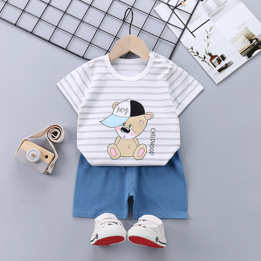 Conjunto Infantil de Verano: Camiseta y Shorts de Algodón - Image 4
