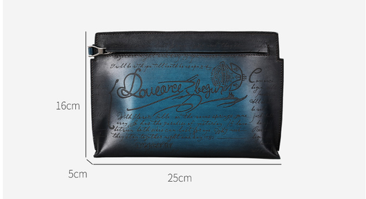 Cartera de Cuero Personalizada para Hombre - Clutch Elegante - Image 6