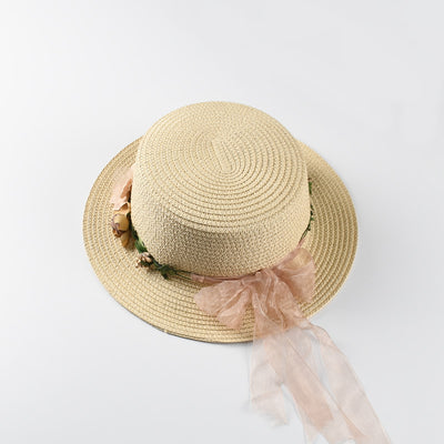Sombrero de Ala Corta Estilo Corona Plana para Primavera y Verano - Image 12