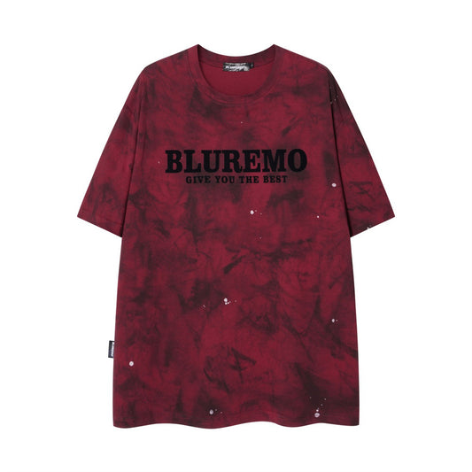 Camiseta Batik Vintage Desgastada para Hombre