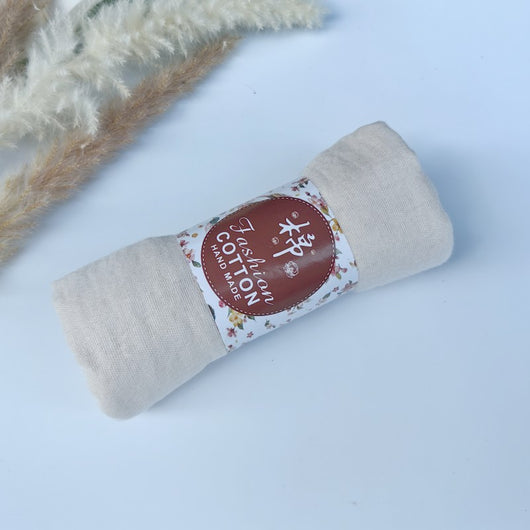 Pañuelo de Algodón y Lino Arrugado Monocromático - Image 30