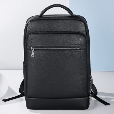 Mochila Ejecutiva de Cuero para Laptop - Estilo Profesional - Image 3