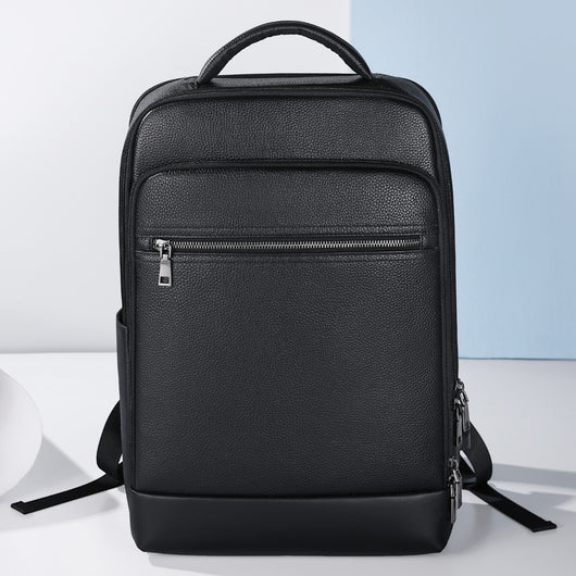Mochila Ejecutiva de Cuero para Laptop - Estilo Profesional - Image 3