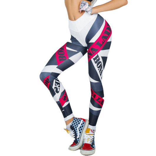 Mallas Deportivas con Estampado Digital para Yoga y Ejercicio - Image 4