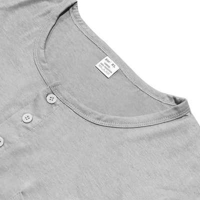 Camiseta Henley de Manga Larga para Hombre - Primavera y Otoño - Image 18