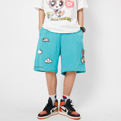 Pantalones Sueltos Estilo Urbano con Estampado para Parejas - Image 11