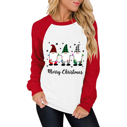 Suéter Raglan Casual para Mujer con Estampado y Combinación de Colores - Image 12