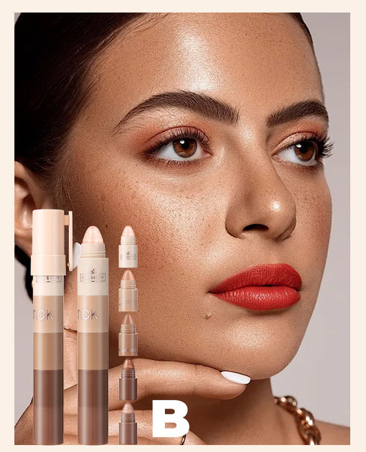 Delineador Lazy Eye de 5 Secciones con Highlighter para Rostro - Image 23