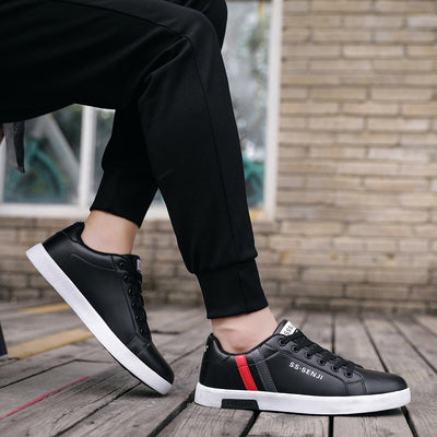 Zapatos Blancos Casuales para Hombre con Suela Plana - Image 23