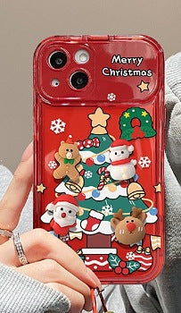 Funda Espejo Abatible para Celular Navideño - Image 3