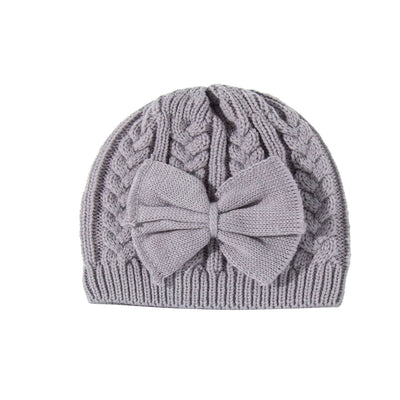 Gorro Tejido Jacquard de Lana Pura Color Liso Estilo Europeo - Image 10