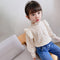 Blusa Infantil Estilo Vaquero con Encaje - Prendas Versátiles para Niña