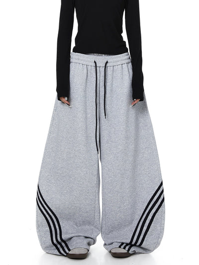 Pantalones de Chándal Cortos Retro a Rayas con Bloques de Color para Mujer - Image 16