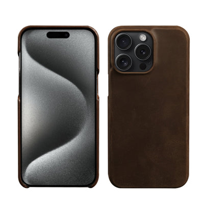 Funda para Teléfono Cuero Crazy Horse con Patrón Aplicado - Image 5