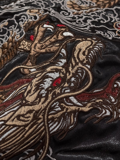 Chaqueta Bordada de Dragón Volador y Nubes de Buen Augurio - Image 13