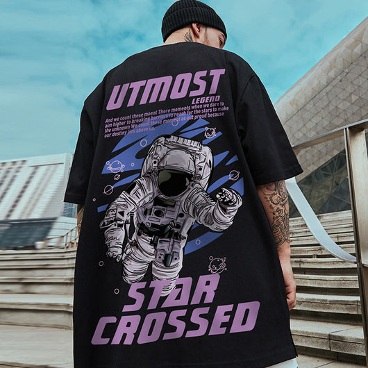 Camiseta Oversized Suelta para Hombre - Estilo Europeo y Americano - Image 2