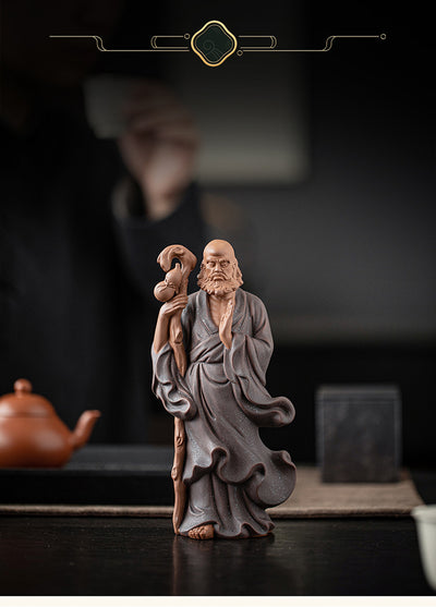 Ornamento Zen Ancestral: Bodhidharma Cruzando el Río - Image 25