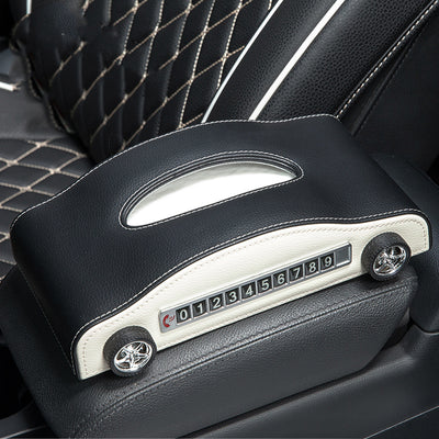 Dispensador de Pañuelos para Auto con Señal de Parada Creativa - Image 3