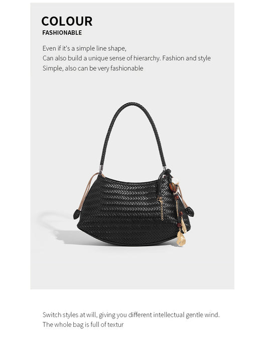 Bolso Tejido Axilar Commuter - Cartera Versátil de Hombro - Image 17