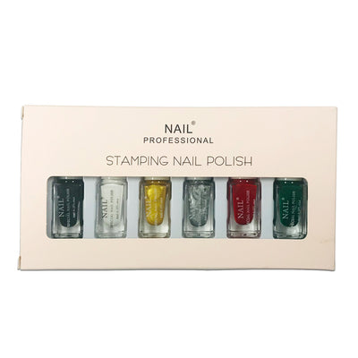 Set de Esmaltes con Plantillas de Transferencia de Diseños Pintados - Image 4