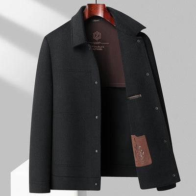 Chaqueta Polo de Lana Doble Faz para Otoño e Invierno - Tejida a Mano - Image 4