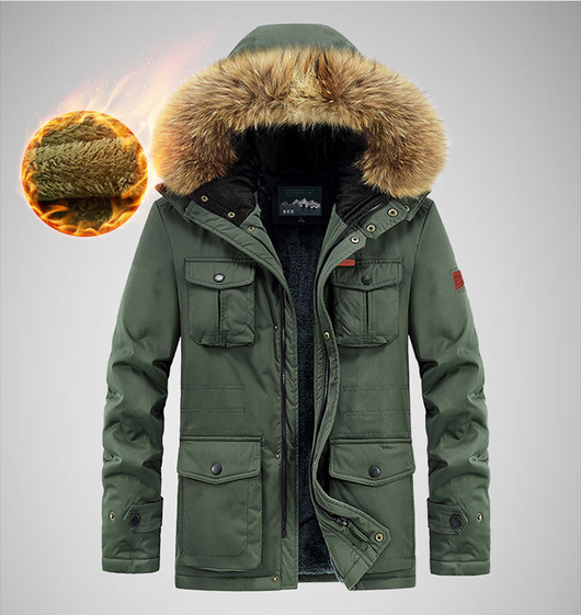 Chaqueta Acolchada Oversize con Múltiples Bolsillos para Tallas Grandes - Image 10