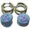 Women's Hand Drawn Laughing And Crying Grimace Baroque Pearl Earrings Blanco