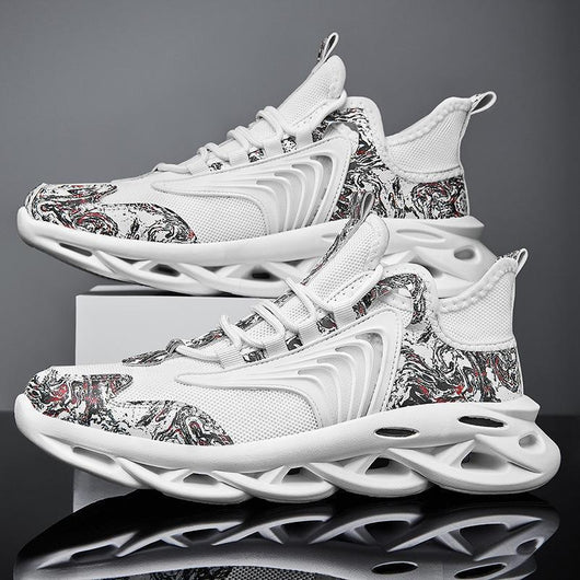 Zapatillas Deportivas Mesh Transpirables con Diseño Graffiti - Image 2