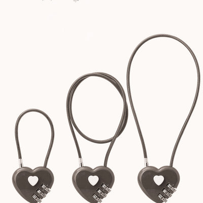 Candado de Amor Corazón de Durazno con Cuerda Larga - Image 6